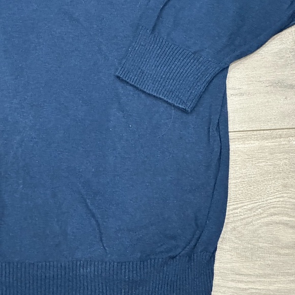 Men's Old Navy XXL 2XL V-Neck Sweater Navy Blue Soft Long Sleeve Cotton - Picture 6 of 8